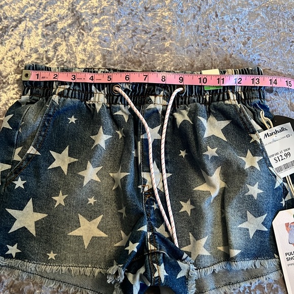 NWT 4th of July Star Denim Shorts Size S - Picture 8 of 10
